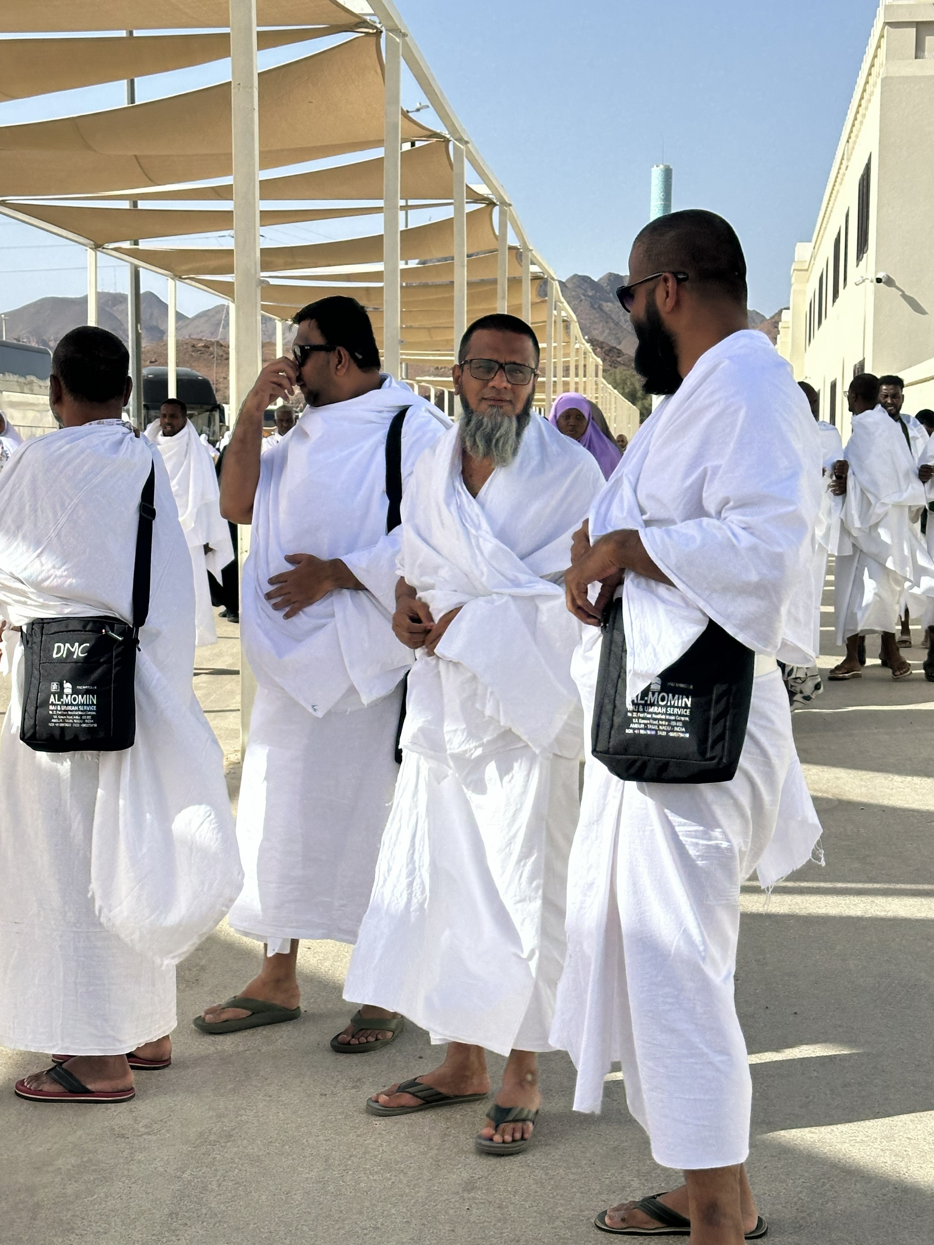 Pilgrims at Hotel